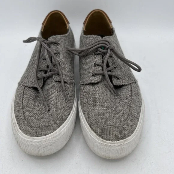 Men's‎ Crevo Casual Shoes Alec Lace Up Canvas Low Top Boat Sneakers Size 8