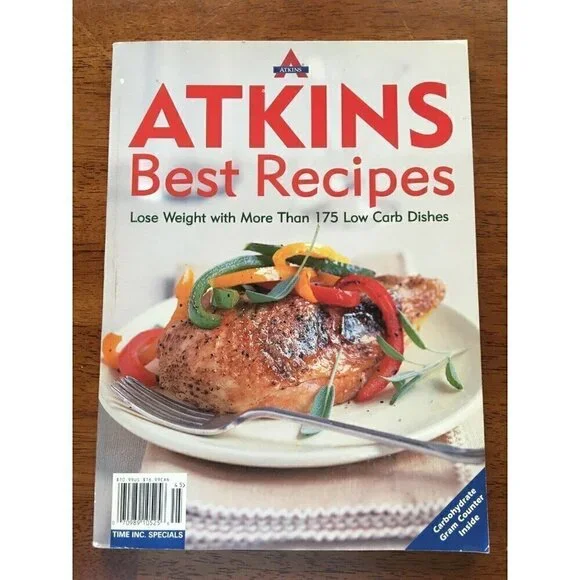 Atkins Best Recipes Cookbook Weight Loss Lose Diet Low Carb