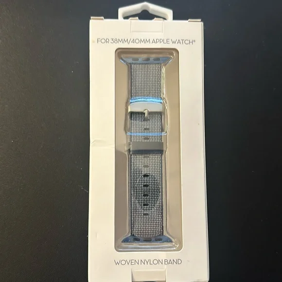 WITHit Blue Woven Nylon Band for 38mm 40mm Apple Watch NBN19WA011