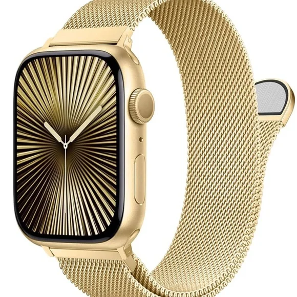 NWT •GOLD •MAGNETIC •Mesh•Watch Band •2 pieces •Watch 38/40/41