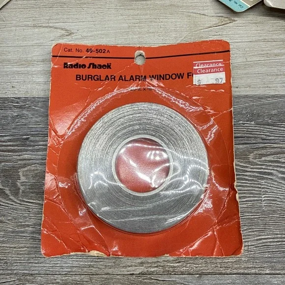 Radio Shack Archer Burglar Alarm Window lead Foil Tape 3/8