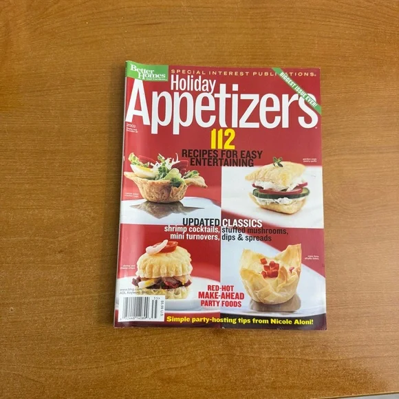 Better‎ Homes and Gardens Red Holiday Appetizers Guide