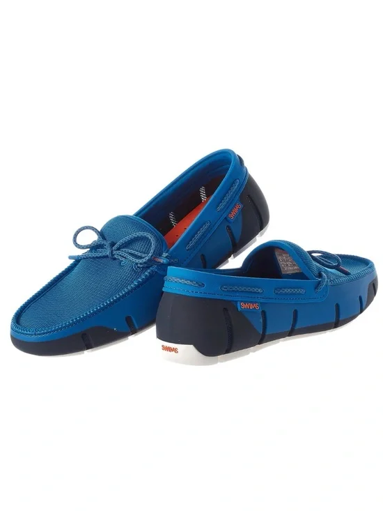 Swims Stride Lace Men's Loafer Blitz Blue Navy White Fleck Size 9