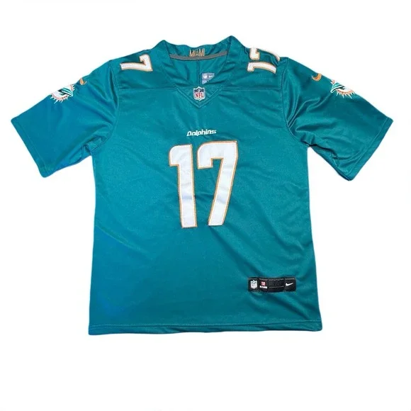 Nike NFL Miami Dolphins Jaylen Waddle #17 On Field Jersey Men's‎ Medium Stitched