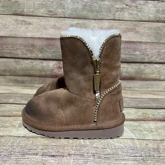 Ugg Brown Suede Florence Winter Boots