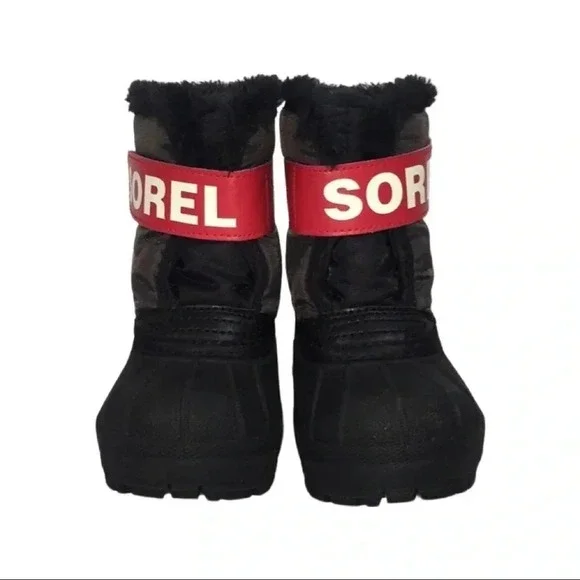 Sorel Black Winter Snow Boots Size 5 BB
