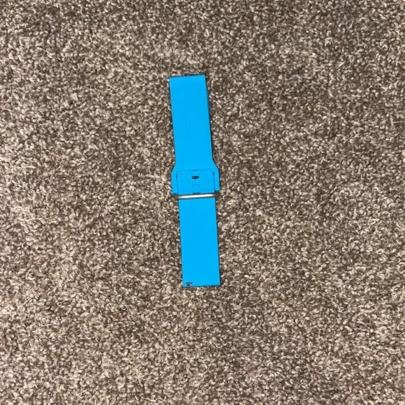 Bright Blue Silicone Wristband Strap for Wearable Clips