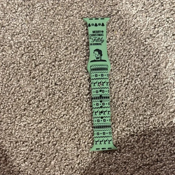 Green Holiday 'Merry Christmas Ya Filthy Animal' Watch Band