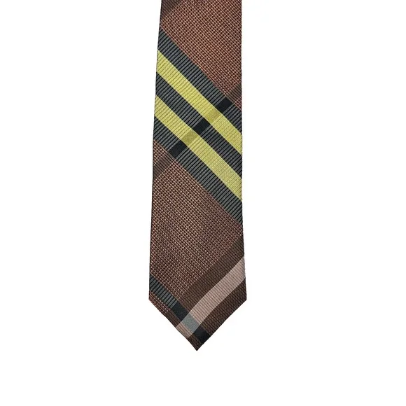Ben Sherman Silk Tie Plaid Hand Made Mens Necktie 2 5/8