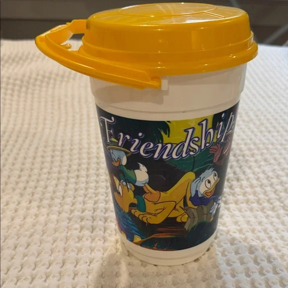 Vintage Disney Celebrate Friendship Popcorn Container