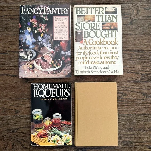 Vintage Lot 4 Cookbooks From Scratch Kitchen‎ Collection Homemade Bread Pantry