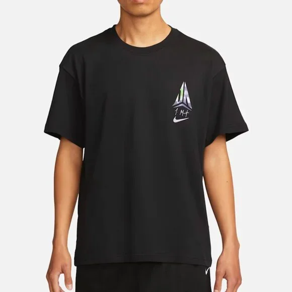Nike Ja Morant Max90 Night-time GFX Men's Basketball T-Shirt Black Tee 1MT Small
