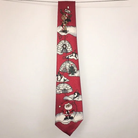 Vintage Hallmark Christmas Collection Character‎ Tie