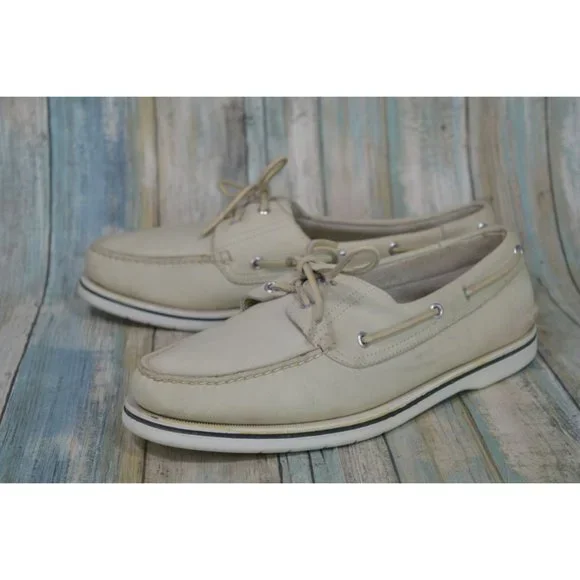 Florsheim Men's Leather Boat Shoes Size 11 Sneaker Moccasins