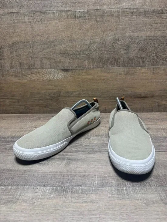 Columbia PFG Dorado Slip II Tan Canvas Shoes Men's Size 13