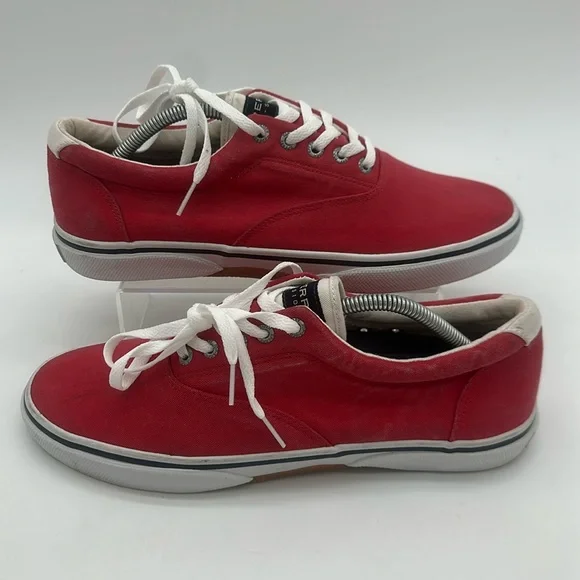 Sperry 0773085 Halyard CVO Nautical Coral Sneakers Shoes Casual Mens Size 9.5