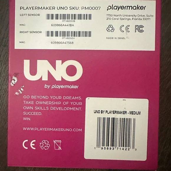 UNO by - Black Wearable Sensor