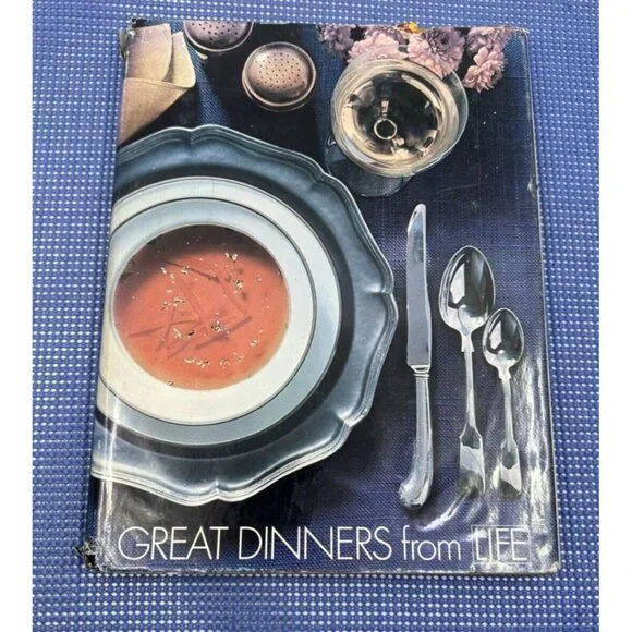 Great Dinners From Life Time-Life Books Hardcover 1970 Reprint With Dust‎ Jacket