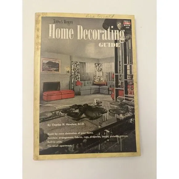 Today's‎ Woman Home Decorating Guide #122 1951 Vintage Magazine MCM Mid-Century
