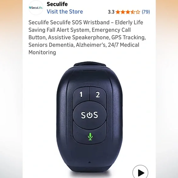 SOS life alert 🚨 safety bracelet
