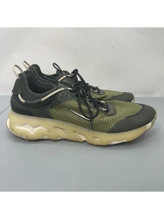 Nike React Live Sneakers Shoes Running Training Athletic Green Mens 10