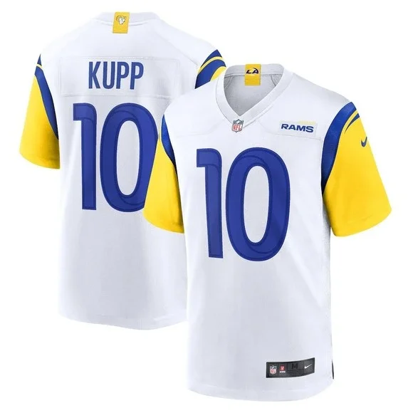 Nike Cooper Kupp Los Angeles Rams #10 On-Field Game Jersey White Men's 3XL NWT