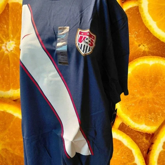 Nike US Soccer National Team Jersey T-Shirt‎ Mens XXL USA Soccer 10 Blue