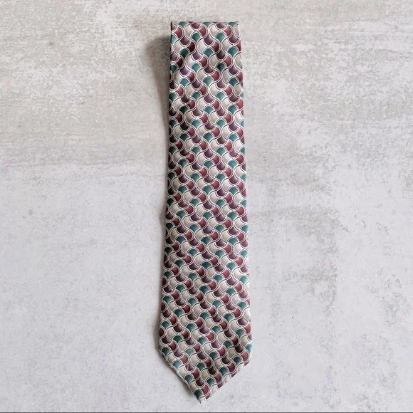 Vintage Oscar de la Renta Couture Collection Tie- Multicolored