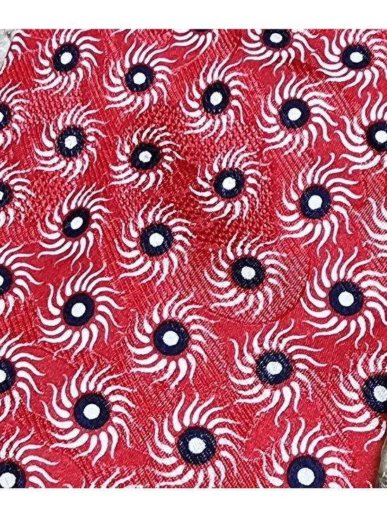 Vintage BARRY WELLS Native Sun Silk Tie