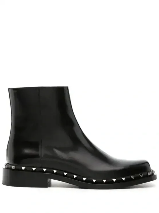 VALENTINO GARAVANI rockstud leather boots