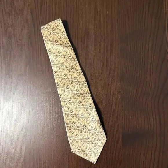 Lanvin Paris Vintage Silk Tie