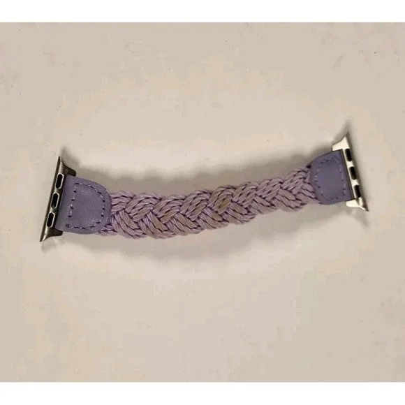 Purple Elastic Solo Loop Strap Watch Band For Apple Watch‎ Series SE 1-8 (2A2)