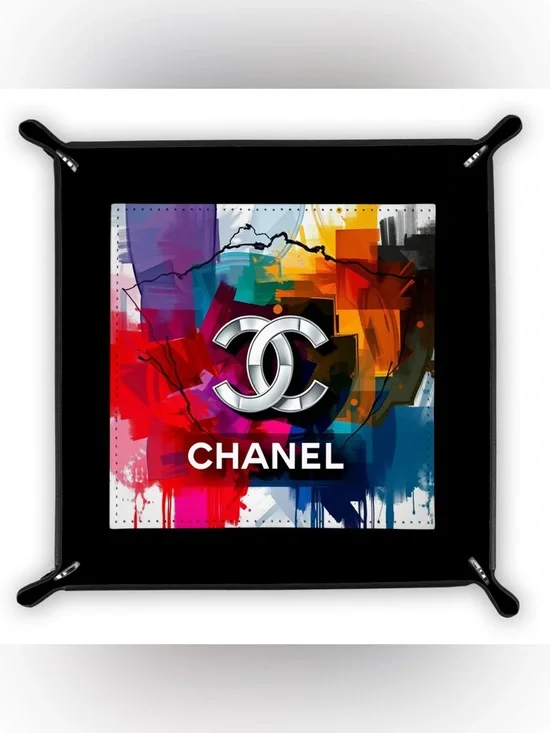 HANDMADE FASHION Foldable PU Leather Accessory Tray