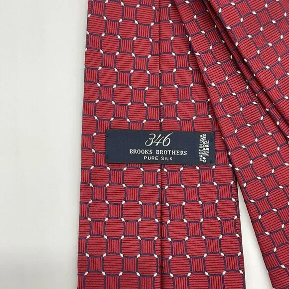 Brooks Brothers 346 100% Silk Neck‎ Tie Various Colors Prints USA Made
