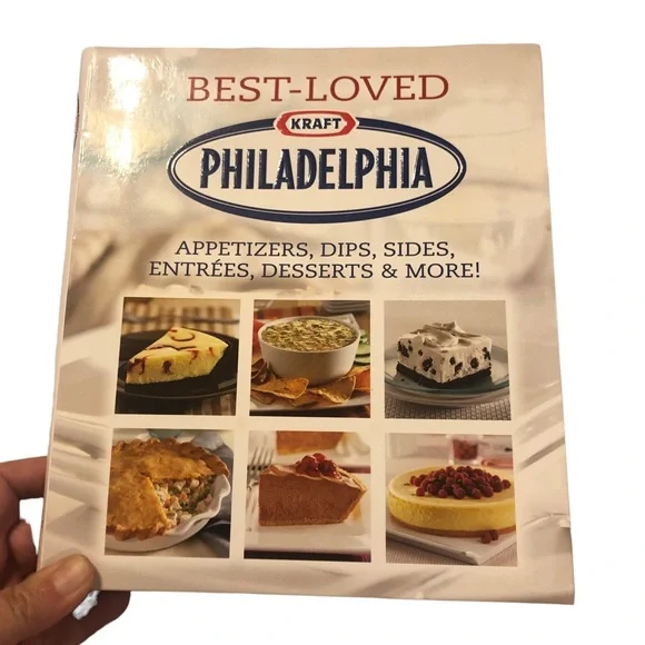 Philadelphia Cream Cheese Cookbook Soft Cover 255 Pgs Desserts Appetizer Dips