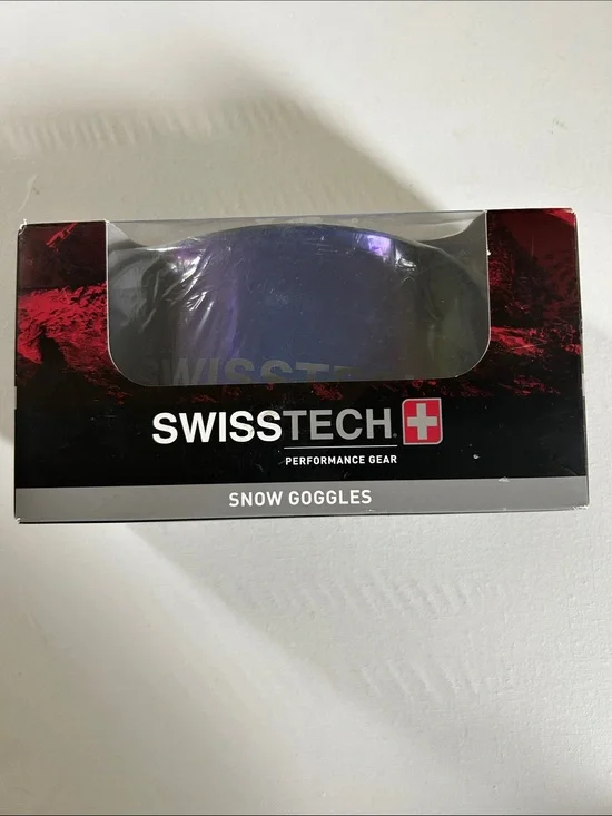 NIB Swiss Tech Blue/Purple Mirrored Snow Goggles