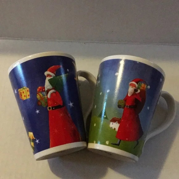 Jan Pashley Set of 2 Holiday Mugs