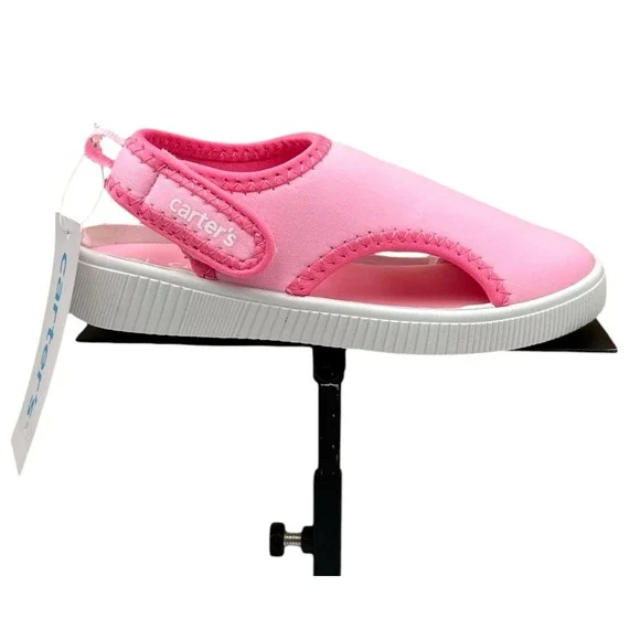 Carters Toddler Girls Salinas Closed Toe Slip-on Sandal Size 9 Pink Lightweight