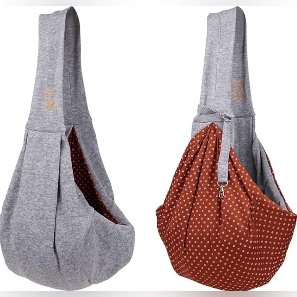 Cozy Gray and Brown Pet Carrier