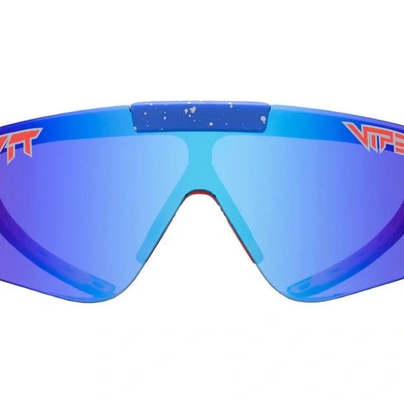 Pit VIPER flip-offs Blue Sports Sunglasses New