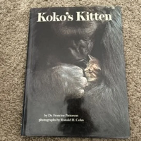 Koko's Kitten by Dr. Francine Patterson, Scholastic, Blue