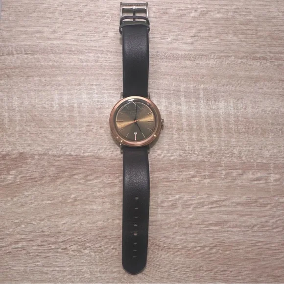 Ted Baker London Men’s Watch – Rose Gold Case & Genuine Leather Band