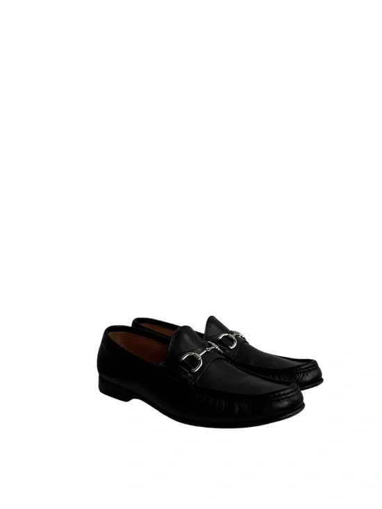 Gucci Black Leather Horsebit 1953 Loafers