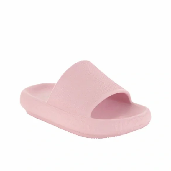 MIA Kids Girls Little Lexa Pink Eva Slide Sandals Size 5
