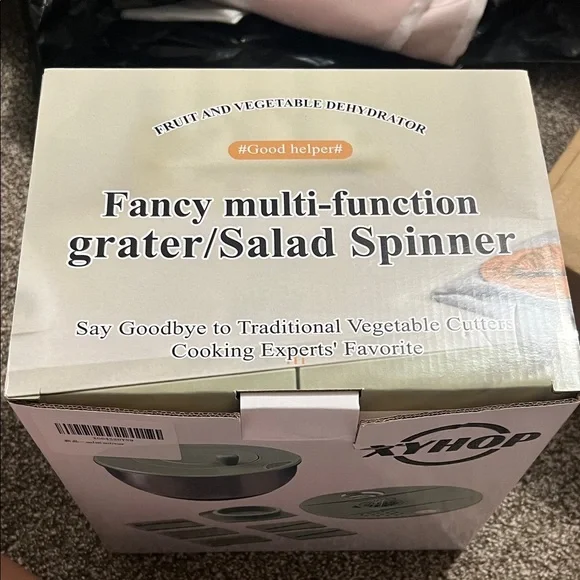 NEW Fancy Multi-Function Grater/Salad Spinner