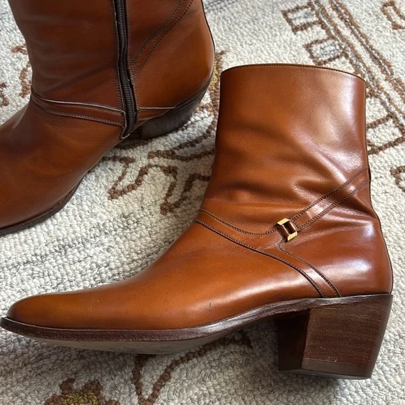 🤎Men’s Vintage Jean Pier Clemente Leather Boots