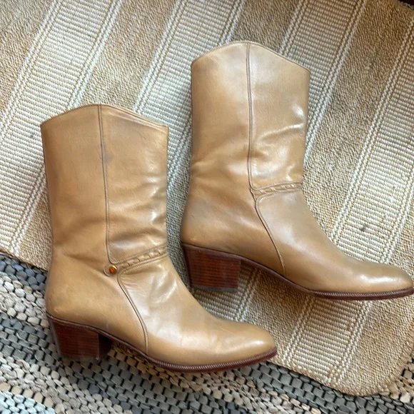 PIERRE CARDIN Men’s Vintage Tan Boots 1227