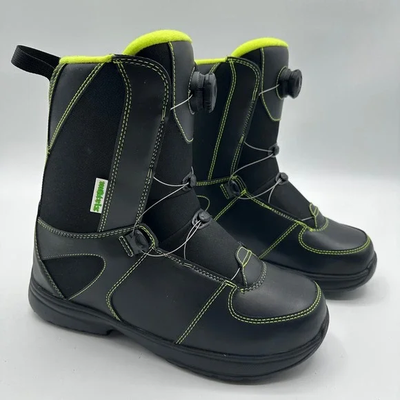 Whitewoods Matrix 880 Snowboard Boots Mens 13 Black Neon MOZ‎ Dial Thinsulate