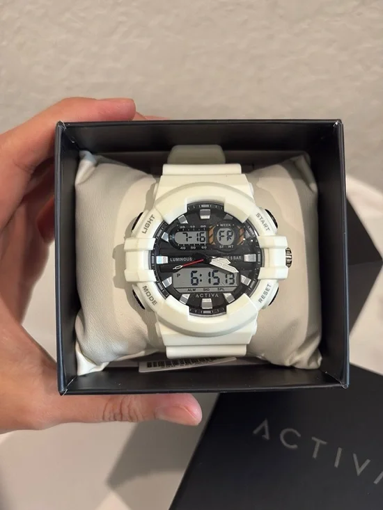 Activa Pixel X Invicta Digital Men's Watch - 50mm. White NWT