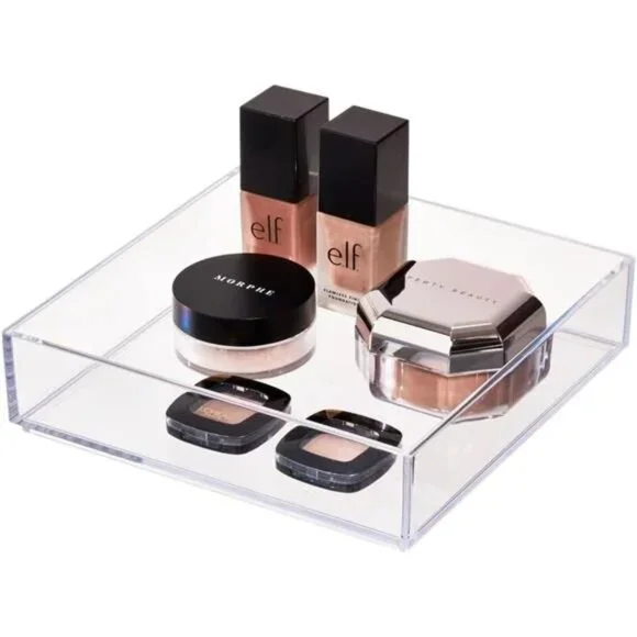 Decorative Countertop Vanity Tray Organizer for Bathroom,Bedroom,Closet,Entryway